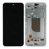 Chassis + Ecran Officiel Service Pack + Vitre pour Samsung Galaxy S23 FE S711B Mint / Cream / Purple / Indigo / Tangerine - Mint Cream