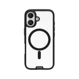 Coque Rixus Crystal Amber pour Apple iPhone 16 - Noir