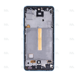 Chassis + Ecran Officiel Service Pack + Vitre pour Samsung Galaxy A52 A525F / A52 5G A526B - Awesome Blue