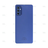 Vitre arrière pour Samsung Galaxy M52 M526B avec lentille bleu glacé OEM
