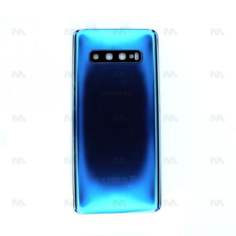 Vitre arrière pour Samsung Galaxy S10 Plus G975F avec prisme bleu OEM