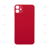 Vitre Arrière pour Apple iPhone 11, cadre d'appareil photo agrandi rouge Compatible