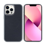 Coque Mag Carbon avec MagSafe pour Apple iPhone 12 Pro Max Gris titane