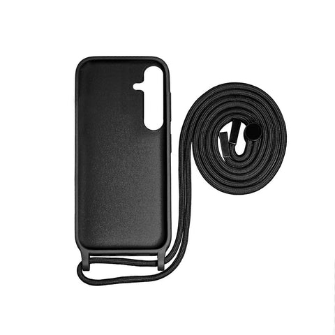 Cache-cordon pour collier Rixus TPU pour Samsung Galaxy S24 Plus Noir