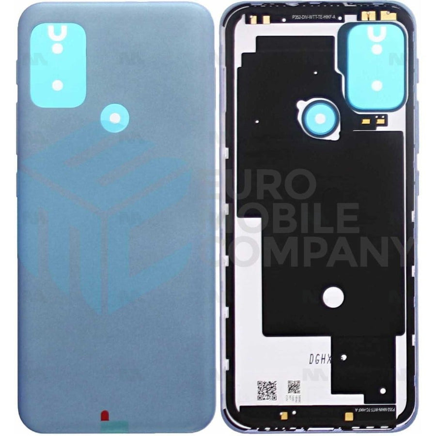 Vitre arrière pour Motorola Moto G20 sans objectif, bleu Breeze, Original