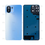Vitre arrière Xiaomi 11 Lite 5G NE avec objectif bleu bubblegum OEM