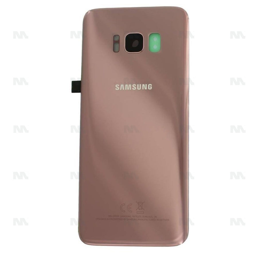 Vitre arrière pour Samsung Galaxy S8 G950F avec lentille rose OEM