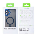 Étui Rixus Classic 04 avec MagSafe pour Apple iPhone 16 Plus bleu foncé
