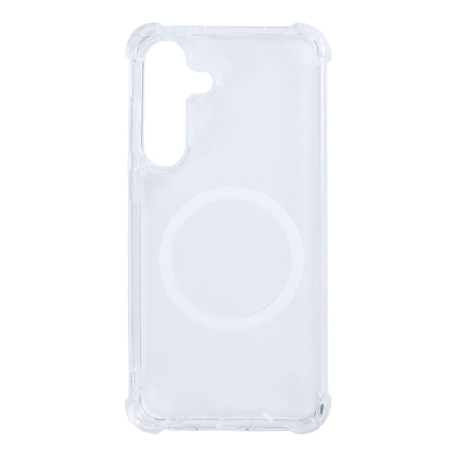 Étui anti-éclatement Rixus avec MagSafe pour Samsung Galaxy S25 FE transparent