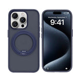 Coque Rixus SnapGrip 360 avec Anneau Support pour Apple iPhone 15 Pro - Bleu