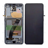 Chassis + Ecran LCD + Vitre pour Samsung Galaxy S20 G980F / S20 5G G981F Cosmic Grey Pre - Assembled