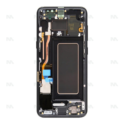 Chassis + Ecran Officiel Service Pack + Vitre pour Samsung Galaxy S8 G950F - Noir
