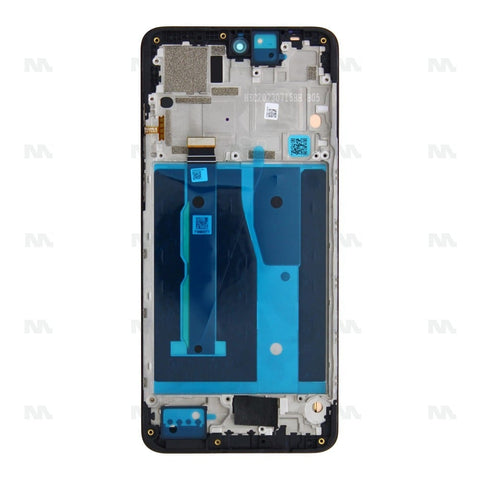 Chassis + Ecran Officiel Service Pack + Vitre pour Motorola G84 5G - Noir