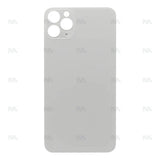 Vitre Arrière Grand Trou Compatible pour Apple iPhone 11 Pro Max - Blanc