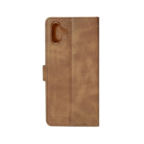Bibliothèque Rixus pour Samsung Galaxy A06 Marron clair