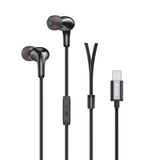 Écouteurs intra-auriculaires stéréo filaires Lightning Rixus RXHD27L, noir