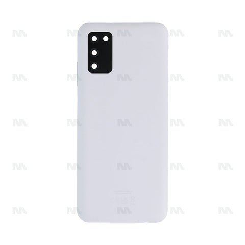Vitre arrière pour Samsung Galaxy A03s A037F avec objectif blanc OEM