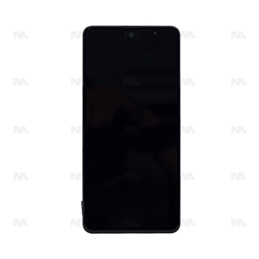 Chassis + Ecran Officiel Service Pack + Vitre pour Samsung Galaxy M31s M317F - Noir