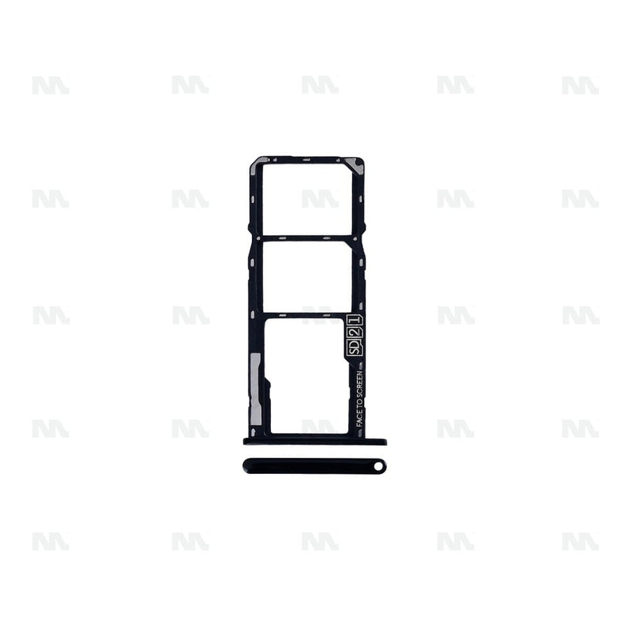 Support de carte SIM pour Motorola Moto G7 Power – Céramique – Noir – OEM