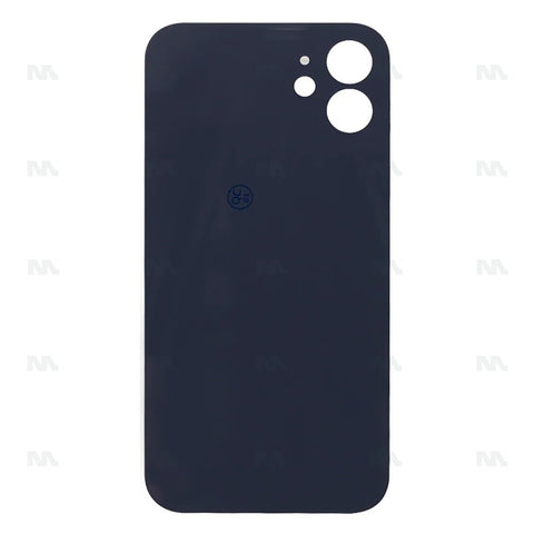 Vitre Arrière Grand Trou Compatible pour Apple iPhone 12 - Rouge