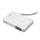 Batterie Externe 10000mAh 35W Rixus RXPB77B Compatible MagSafe - Blanc