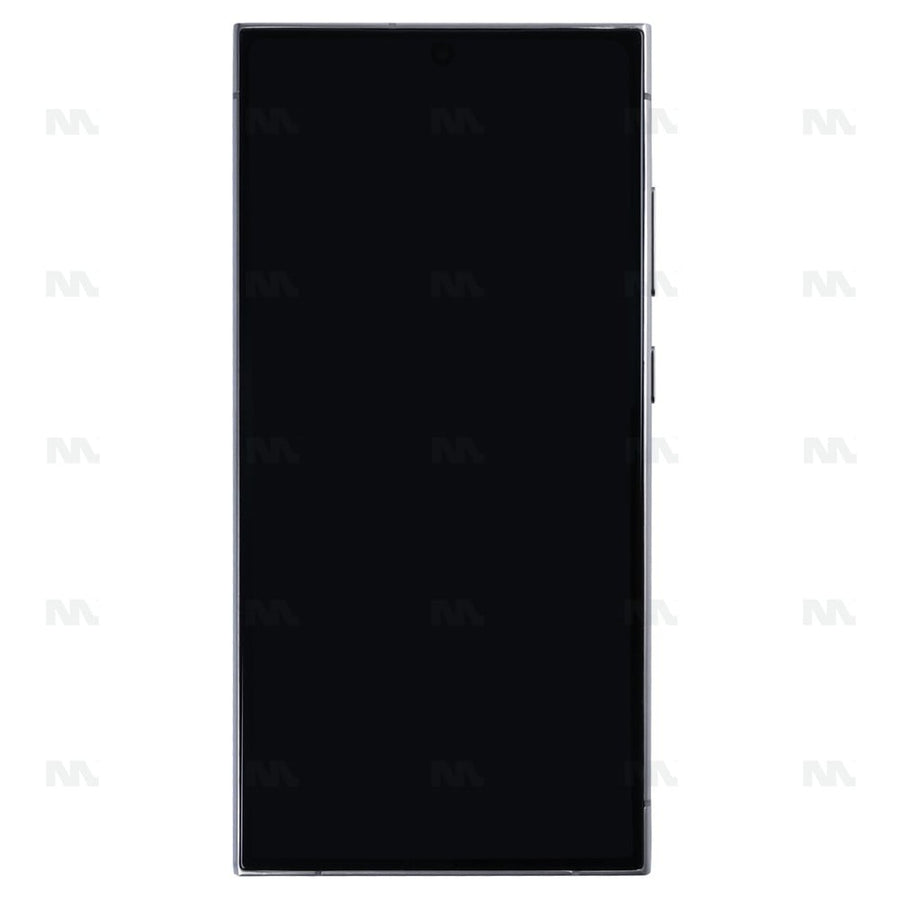 Chassis + Ecran Soft-OLED pour Samsung Galaxy S24 Ultra S928B - Titanium Grey