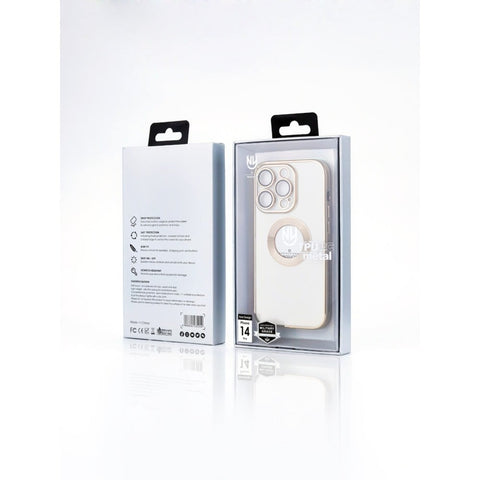 Étui en TPU brillant pour iPhone 13 Pro Max - Bleu transparent