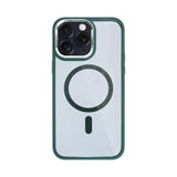 Étui Rixus Classic 04 avec MagSafe pour Apple iPhone 11 Pro Max vert foncé