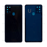 Vitre arrière pour Samsung Galaxy A21s A217F avec objectif noir OEM