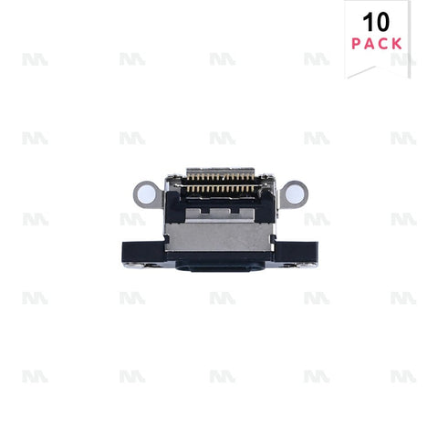 Connecteur de charge pour Apple iPhone 16, 16 Plus – Noir (10 pièces)