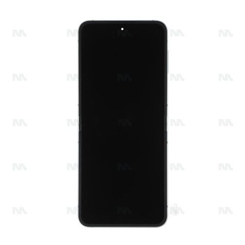 Chassis + Ecran Officiel Service Pack + Vitre pour Samsung Galaxy Z Flip6 F741B - Menthe