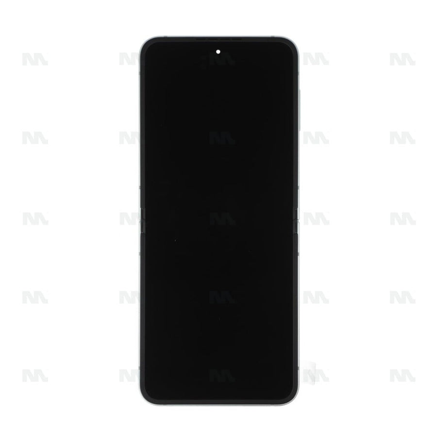 Chassis + Ecran Officiel Service Pack + Vitre pour Samsung Galaxy Z Flip6 F741B - Menthe