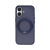 Coque Rixus SnapGrip 360 avec Anneau Support pour Apple iPhone 16 - Bleu