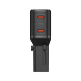 Chargeur Universel de Voyage 45W Rixus RXTA01 - Noir