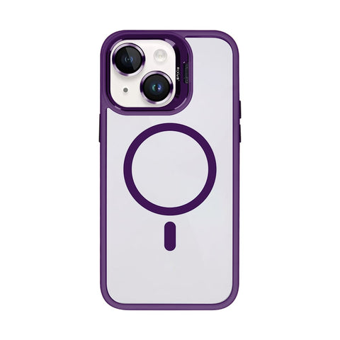 Étui Rixus Classic 03 avec MagSafe pour Apple iPhone 14 Deep Purple