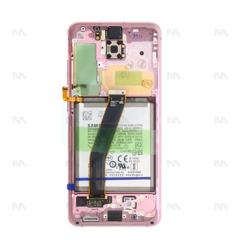 Ecran LCD complet + Batterie pour Samsung Galaxy S20 / S20 5G SM-G980F / SM-G981F (GH82-22127C) - Cloud Pink