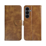 Étui Portefeuille Rixus pour Samsung Galaxy S26 FE - Marron Clair