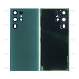 Vitre arrière pour Samsung Galaxy S22 Ultra S908B avec objectif vert OEM