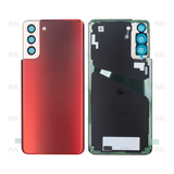 Vitre arrière pour Samsung Galaxy S21 Plus 5G G996B avec objectif Phantom Red OEM