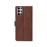 Bibliothèque Rixus pour Samsung Galaxy S25 Ultra marron