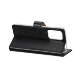 Rixus Bookcase pour Apple iPhone 13 Pro Noir