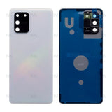 Vitre arrière pour Samsung Galaxy S10 Lite G770F avec prisme pour objectif, blanche, OEM