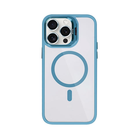 Étui Rixus Classic 03 avec MagSafe pour Apple iPhone 13 Pro bleu clair