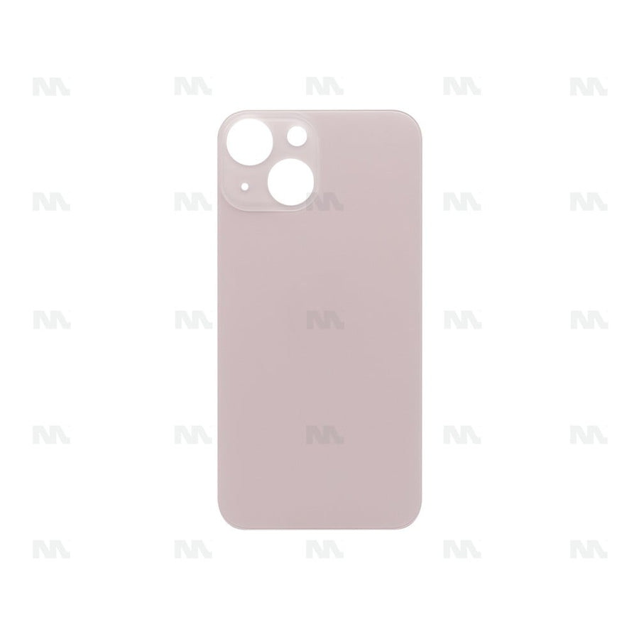 Vitre Arrière avec bloc complet pour Apple iPhone 13 Mini, cadre d'appareil photo agrandi rose Compatible