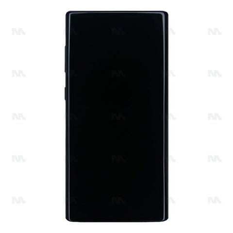 Chassis + Ecran Officiel Service Pack + Vitre pour Samsung Galaxy Note 10 N970F - Aura Black