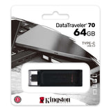 Clé USB Kingston DataTraveler 70 USB-C 3.2 Gen 1 de 64 Go