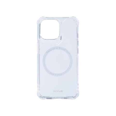 Étui antichoc Rixus Armor-X avec MagSafe pour Apple iPhone 12 Pro Max transparent
