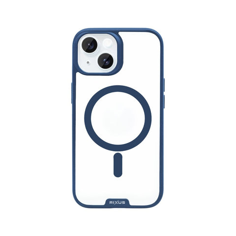 Coque Rixus Crystal Amber pour Apple iPhone 15 - Bleu