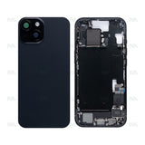 Boîtier avec petites pièces pour Apple iPhone 15 - Noir - OEM