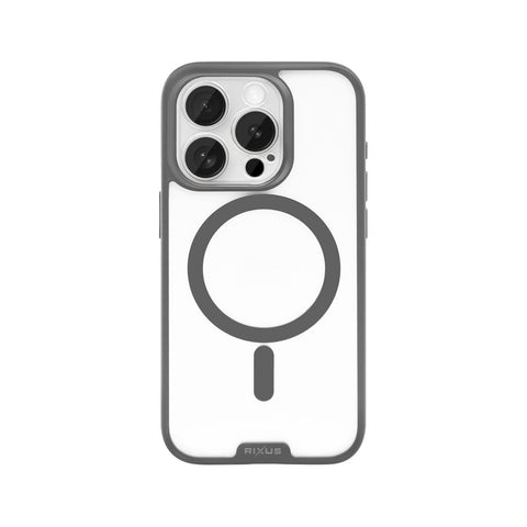 Coque Rixus Crystal Amber pour Apple iPhone 15 Pro Max - Gris